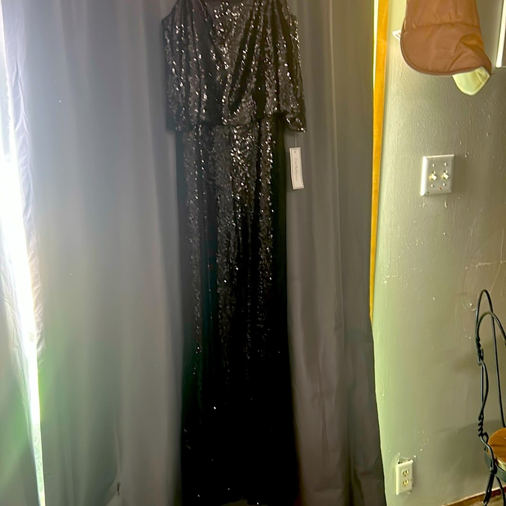 Premier Amour Black Formal Dress